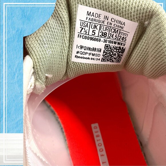 Reebok Zig Dynamica 4 Running Women's Sneakers White/Green Size 7.5 30106WWKV - Picture 4 of 12